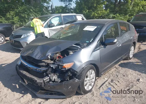 2013 Honda Insight Ex from USA, damaged, VIN JHMZE2H72DS001746